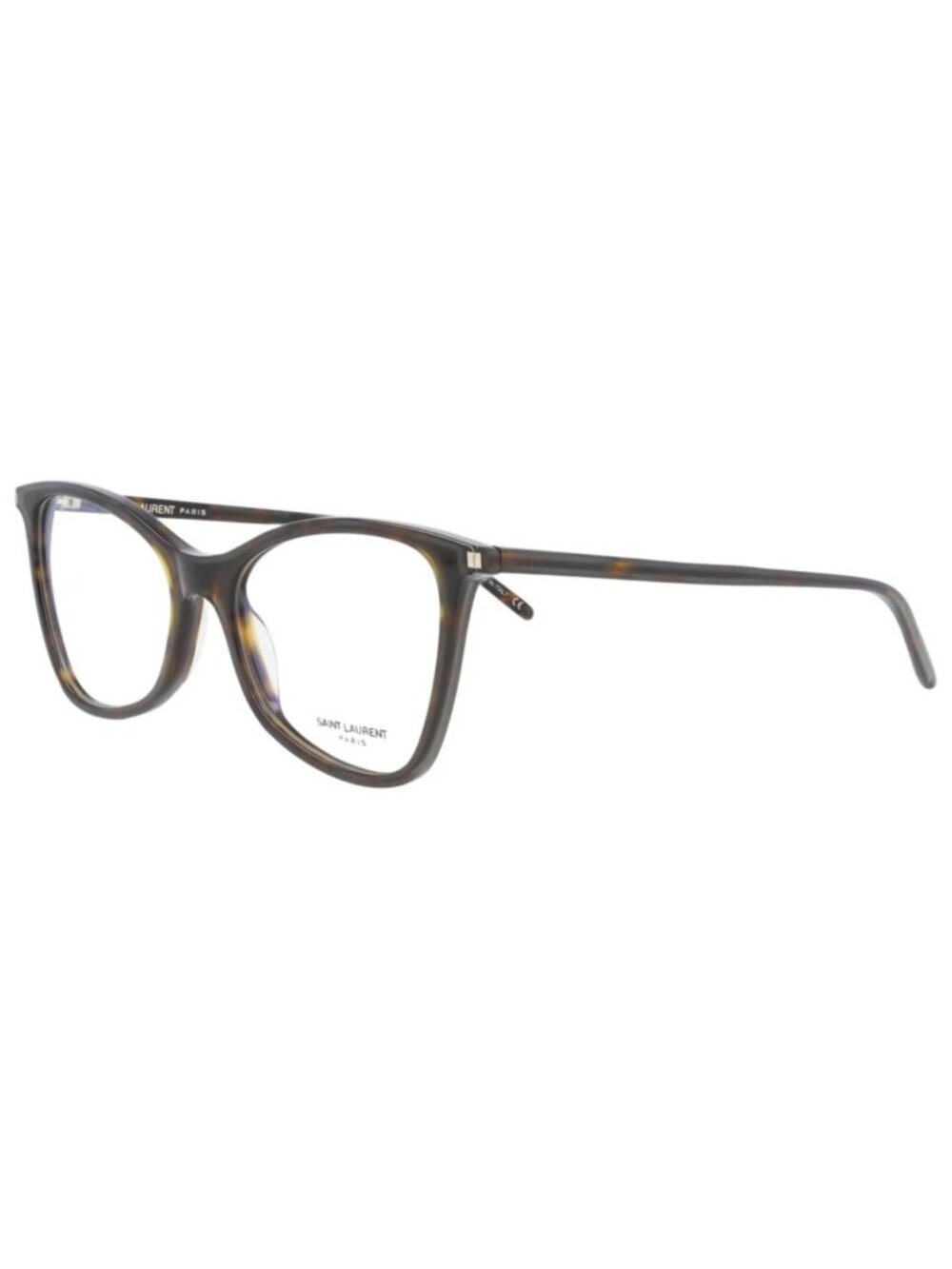 New Saint Laurent Women's Eyeglasses Cat Eye Acetate Frame Havana Havana